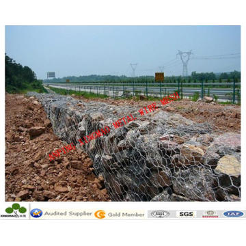 Китай Galfan Hexagonal 4X1X1mgabion Box / Box Габион (XMA17)